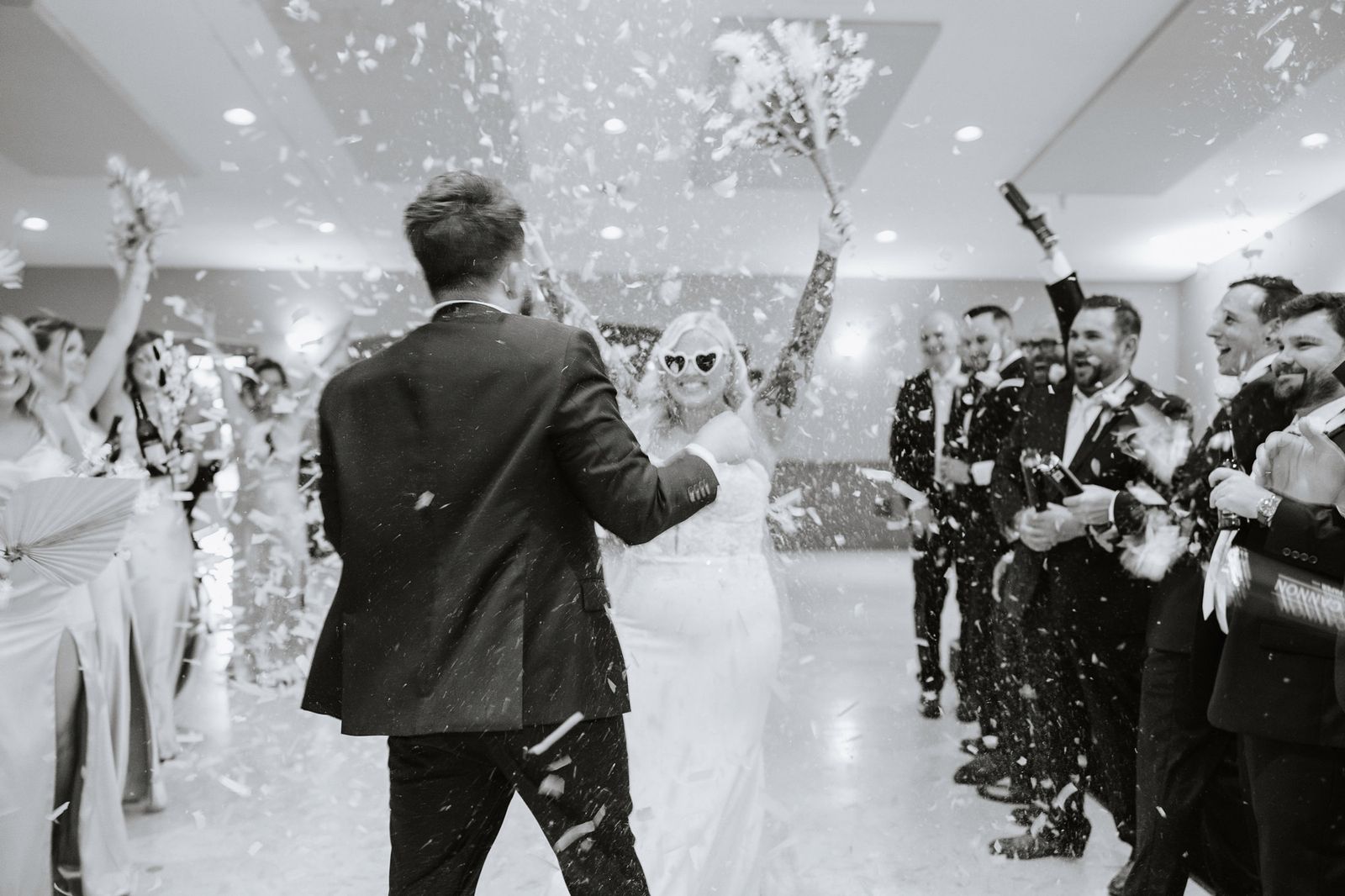Wedding reception photo by Encaptured Photography
